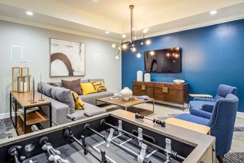 Game room with smart tv